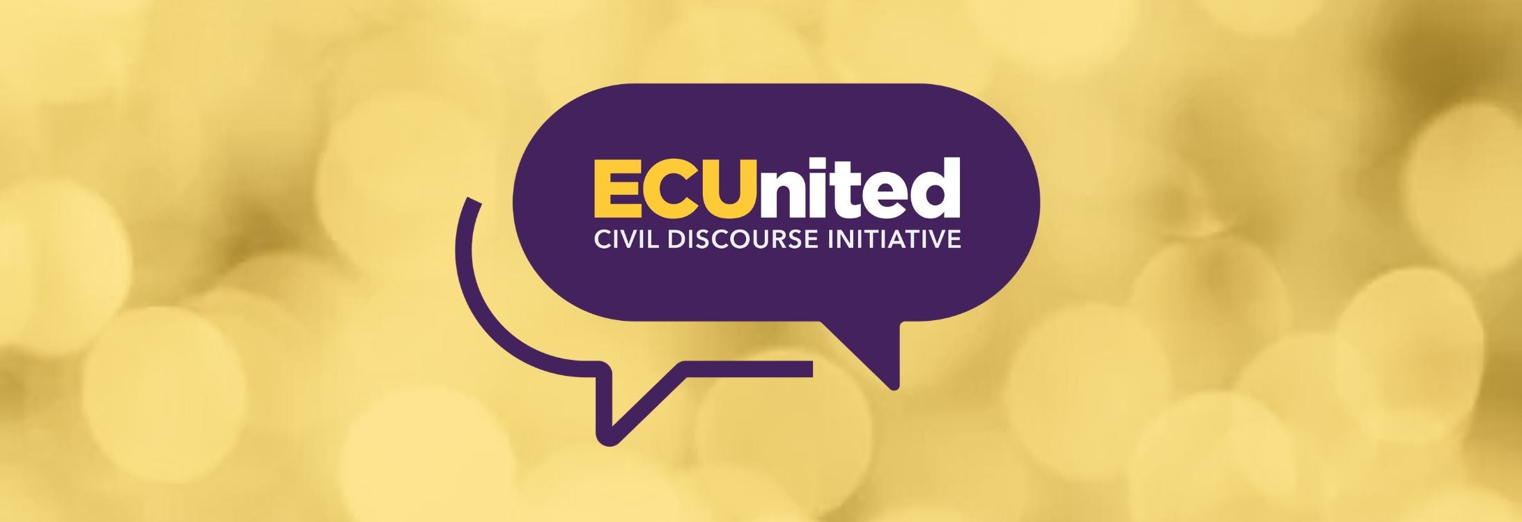 ECUnited graphic on gold textured web banner